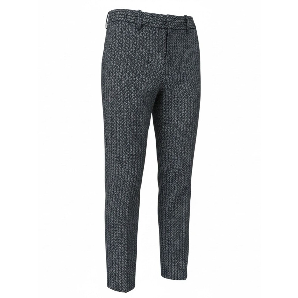 Theory Women’s Black and Gray Weave Textured Dress Pant - Size 00